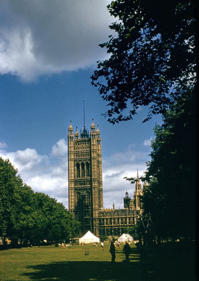 #39 Victoria Tower Gardens, with the eponymous tower in view, London