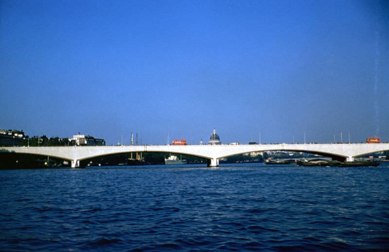 #40 Waterloo Bridge looking east towards St. Paul’s Cathedral, London