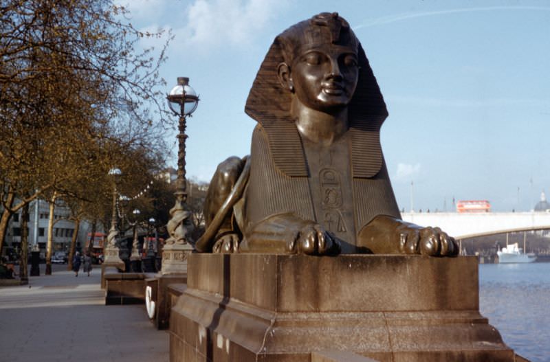 #7 Egyptian Sphinx on Victoria Embankment, London