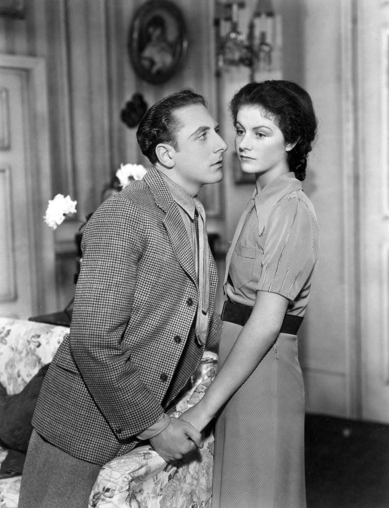 #8 Margaret Lockwood with Jack Livesey in the play ‘Family Affairs’ at The Ambassadors Theatre, 1934.