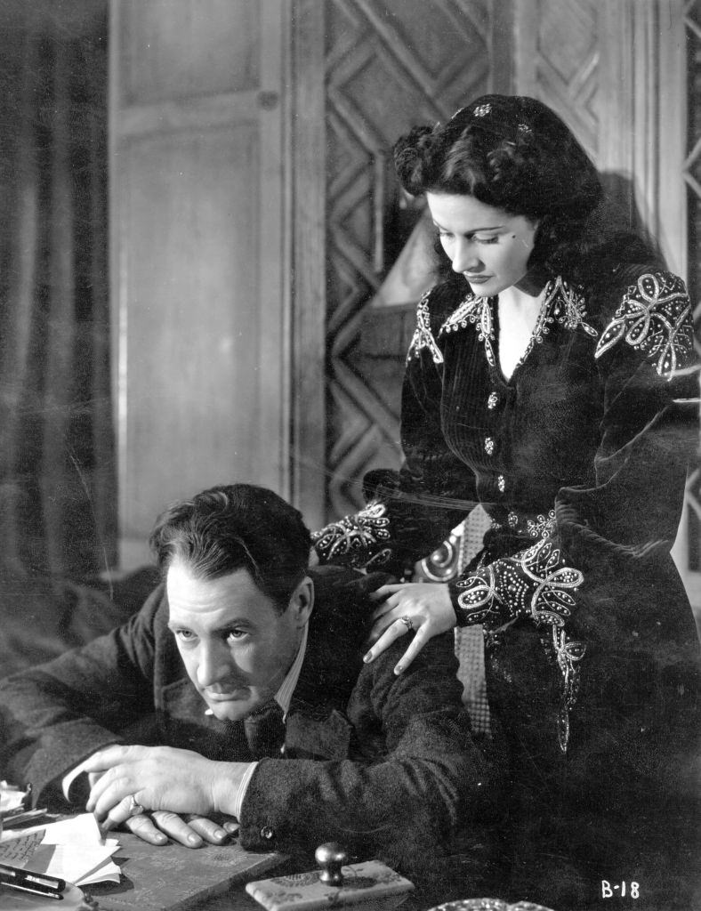 #36 Margaret Lockwood with Ian Hunter in the movie ‘Bedelia’, 1946.