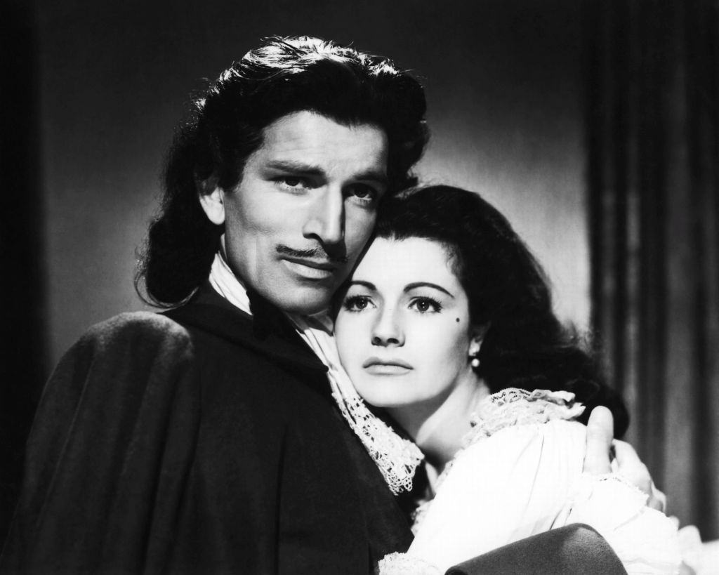 #41 Margaret Lockwood with Michael Rennie in the movie ‘The Wicked Lady’, 1945.