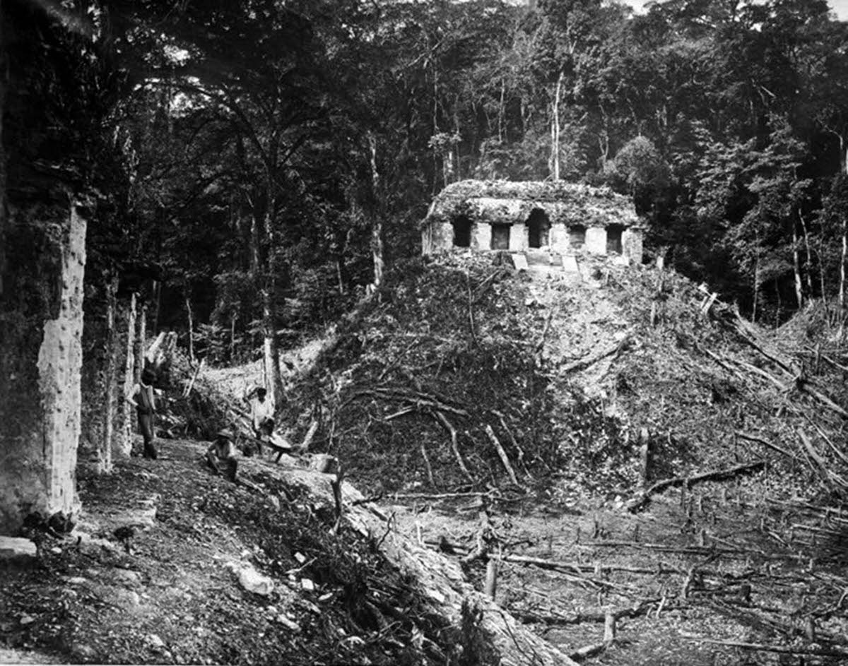 #5 Temple of the Inscriptions Palenque, Mexico, 1890.