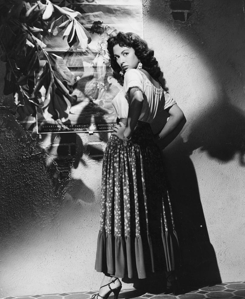 #13 Rita Moreno from the movie ‘Cattle Town’, 1952.