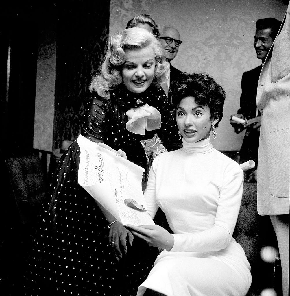 #23 Rita Moreno attends the COMPO party in Los Angeles, 1955.