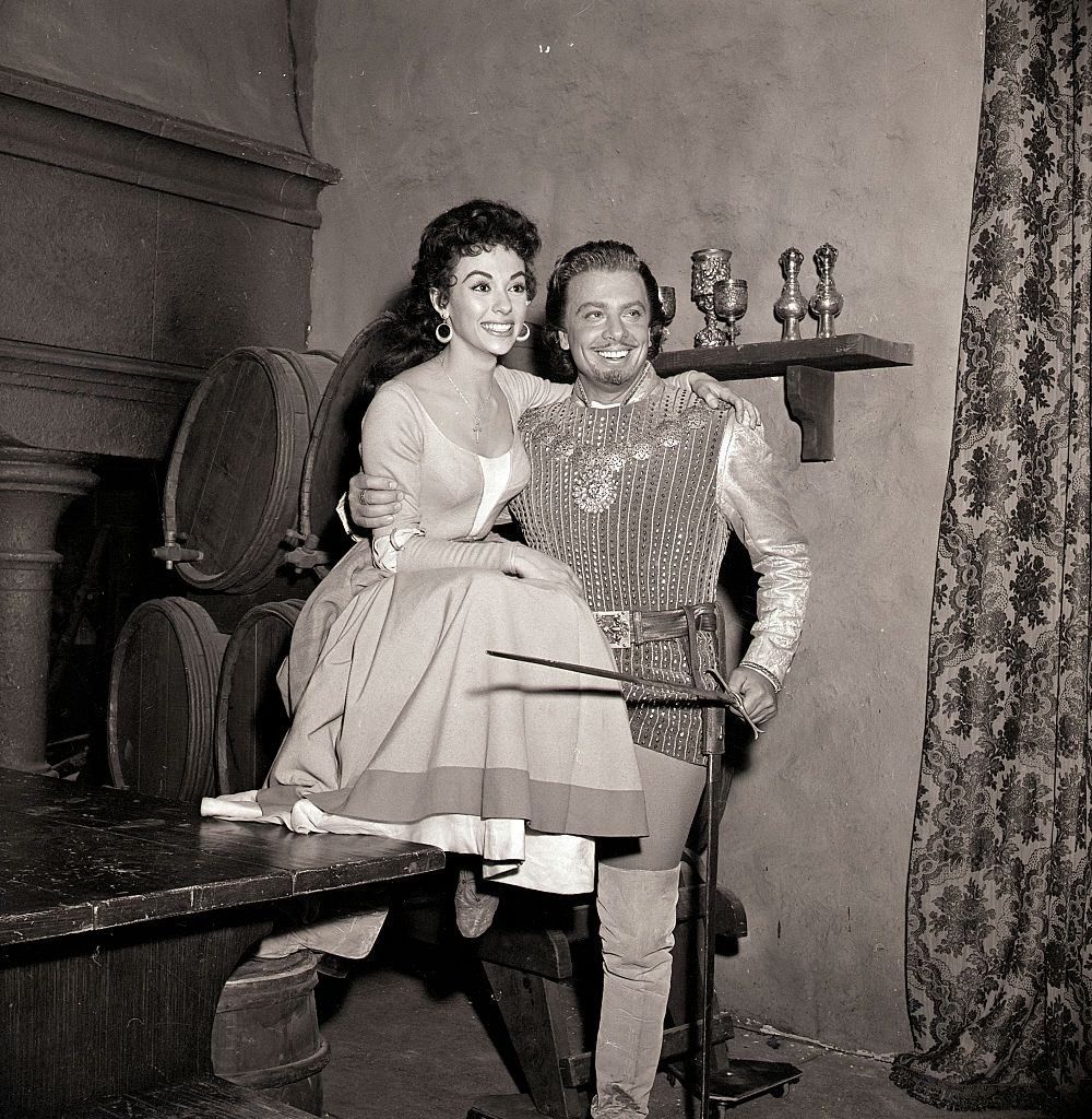 #27 Rita Moreno with Oreste Kirkop in Costume, 1955.