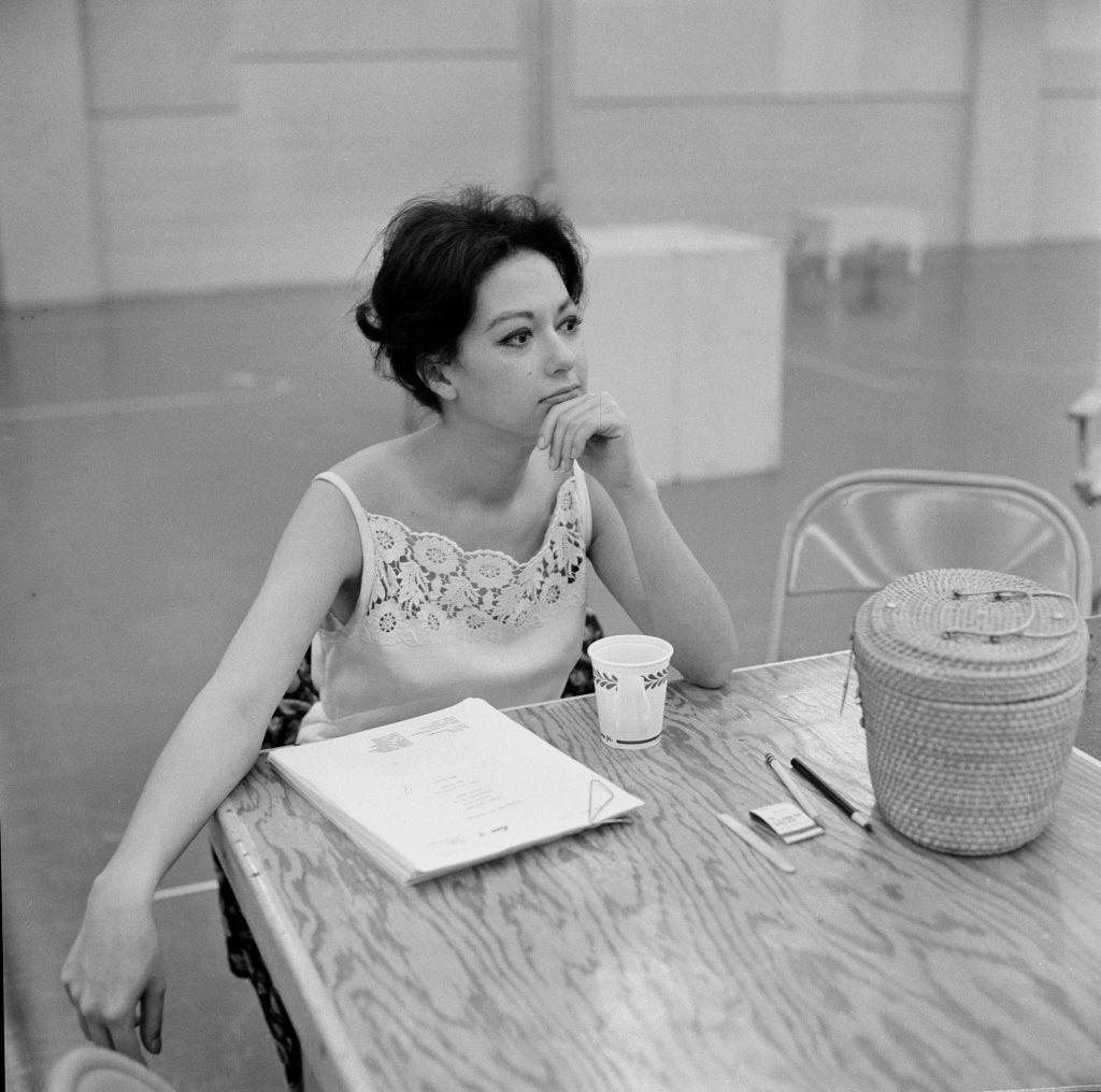 #71 Rita Moreno at rehearsal for ‘Alas Babylon’, 1960.