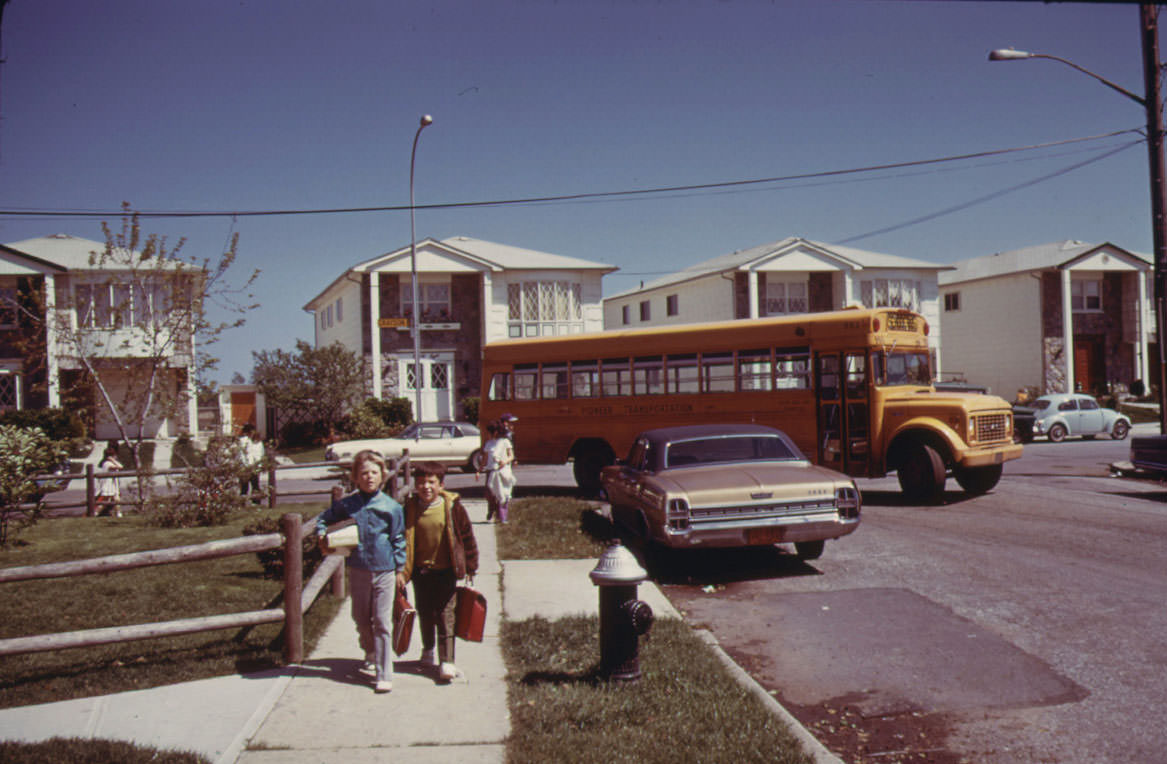 #28 School Children on Their Way Home in Great Kills, on Staten Island, May 1973