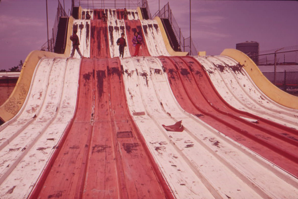 #31 Abandoned “Giant Slide” at Coney Island, 1973