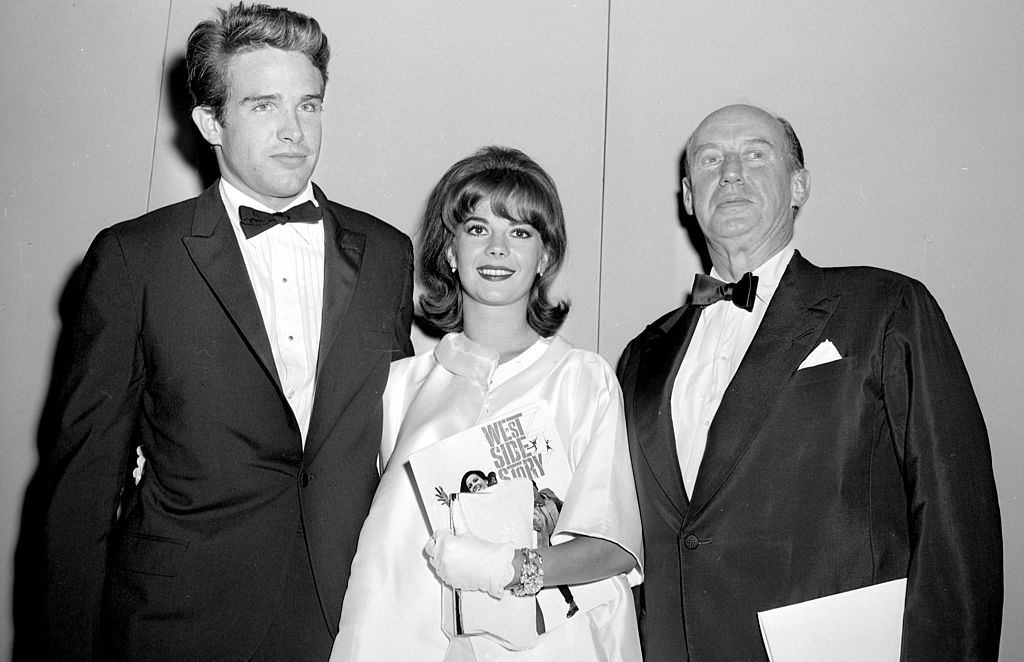 #6 Warren Beatty with Natalie Wood, and Adlai Stevenson at premiere “West Side Story”, 1961.