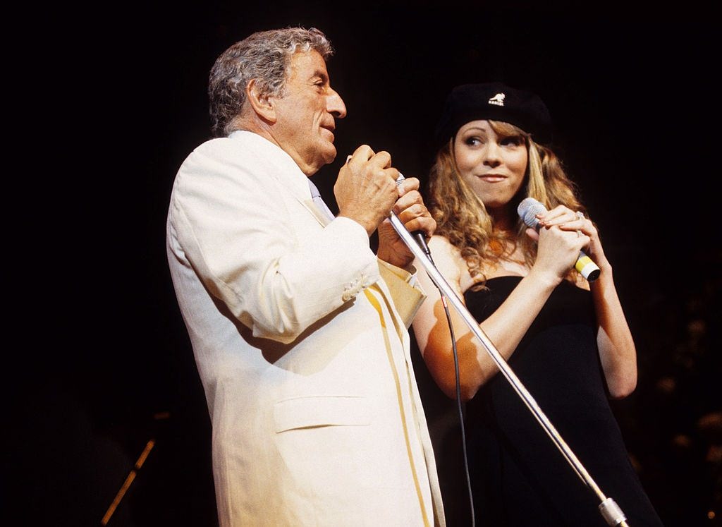 #33 Mariah Carey with Tony Benett, 1993.