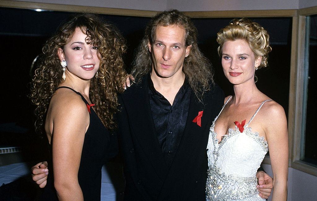 #56 Mariah Carey with Michael Bolton and Niollette Sheridan, 1993.