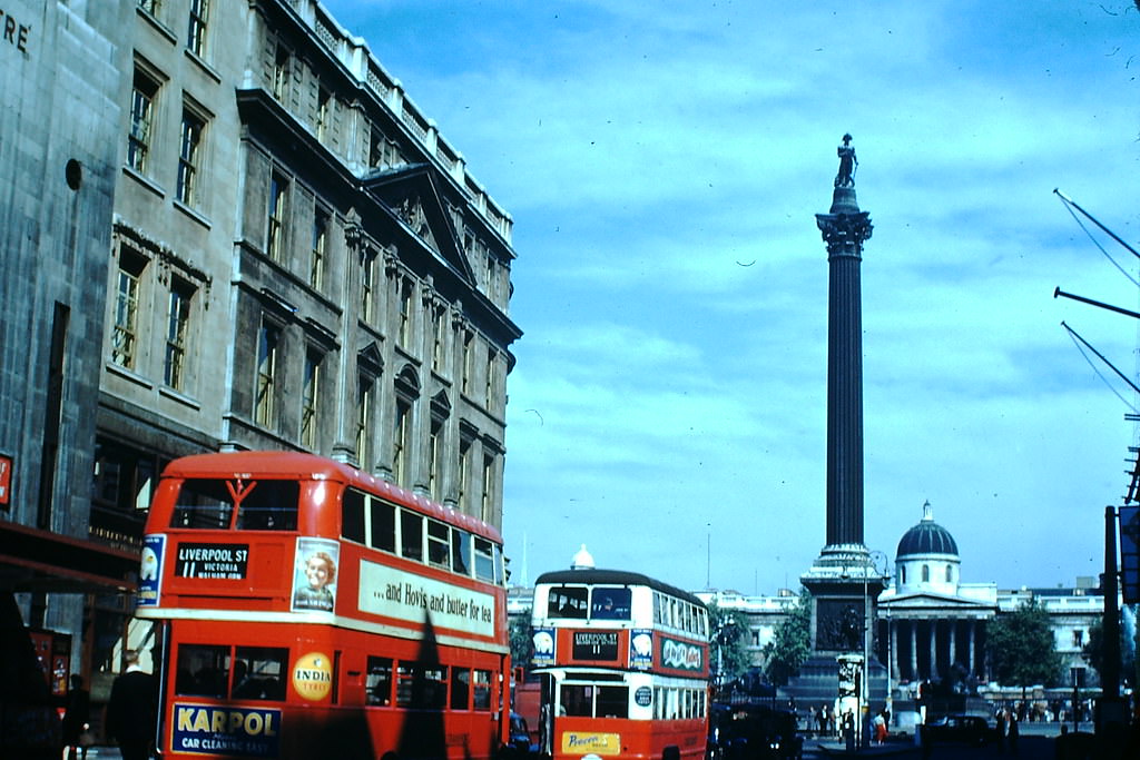 #3 Trafalgar, London, 1949.
