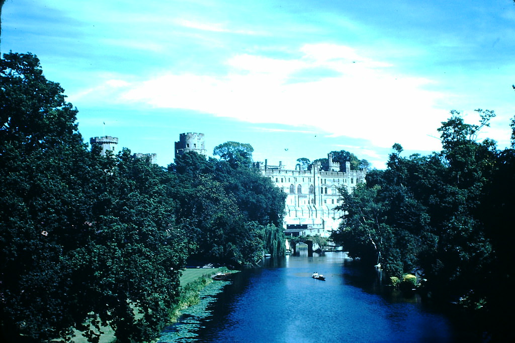 #58 Warwick Castle- On The Avon, 1949.