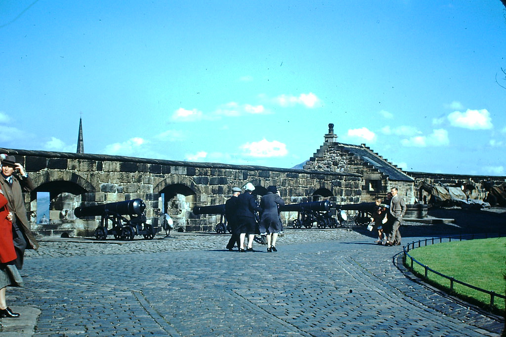 #67 Castle Defenses, Edinburgh, 1949.