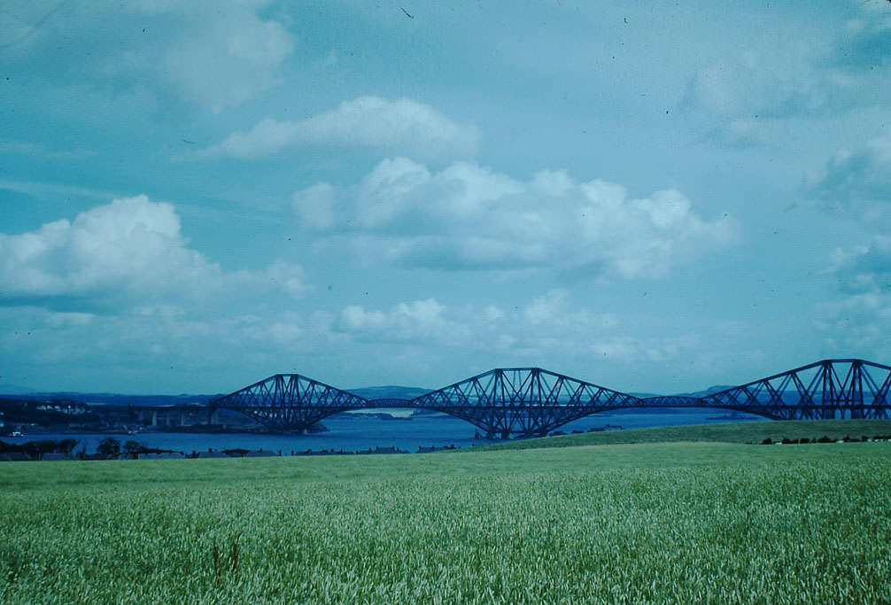 #70 Firth of Forth Bridge, Scotland, 1949.