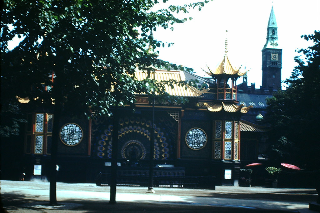 #14 Tivoli, Copenhagen, Denmark, 1940s.