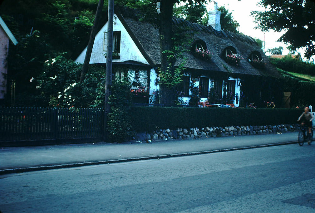 #16 Cottage on Sea, Denmark, 1940s.