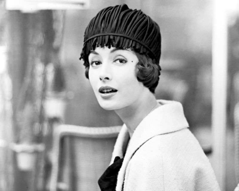 #41 Gitta Schilling wearing hat by Laroche, photo by Regina Relang, Paris, 1958