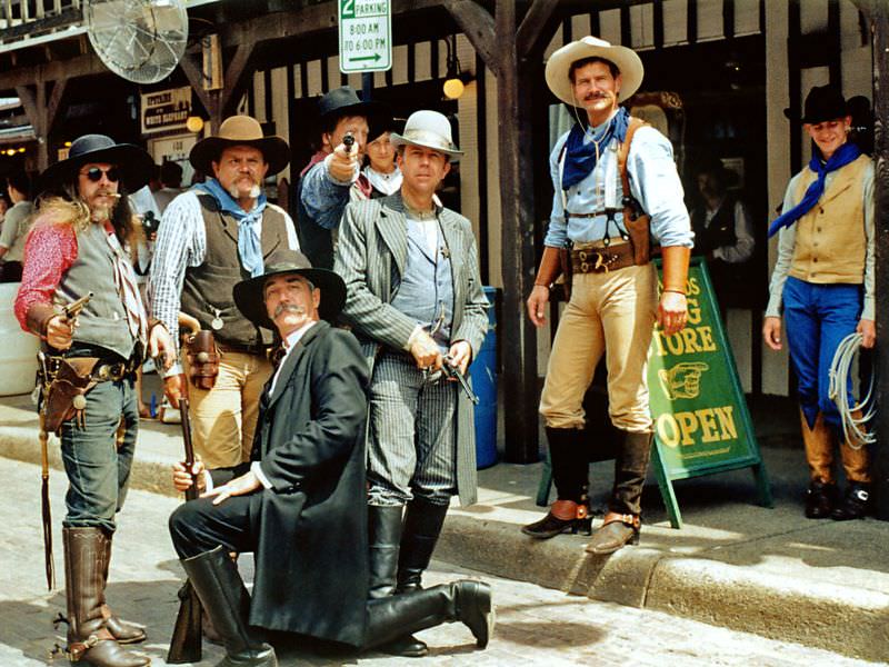 #34 Western dudes, Ft. Worth Stockyards, June 1999