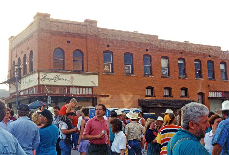 #8 Exchange Avenue during Chisholm Trail Roundup, Ft. Worth Stockyards, June 1993