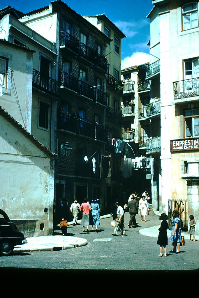 #15 Entrance to Moorish Qtr Lisbon, 1950s.