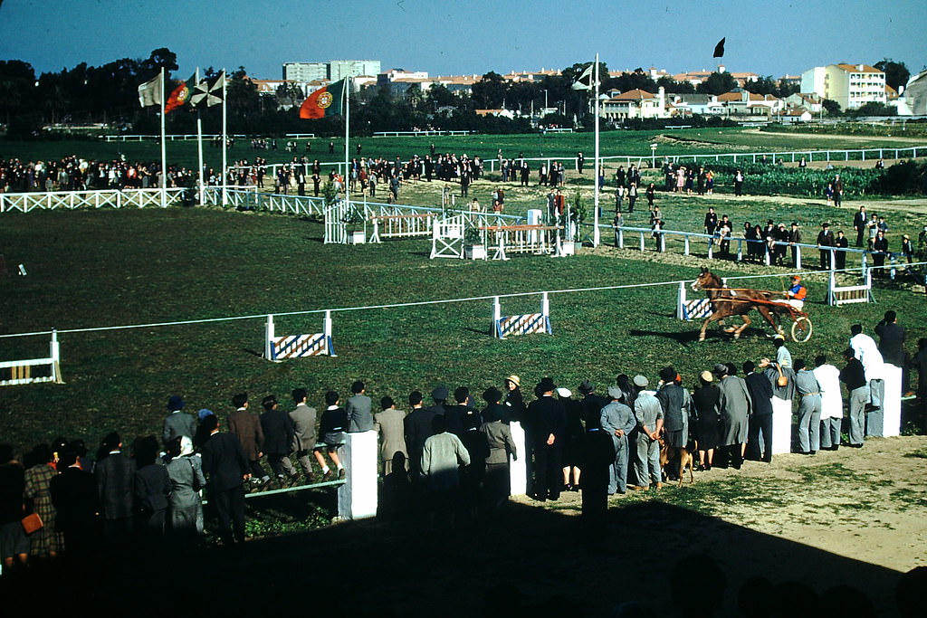 #1 Racetrack in Lisbon, 1950s.