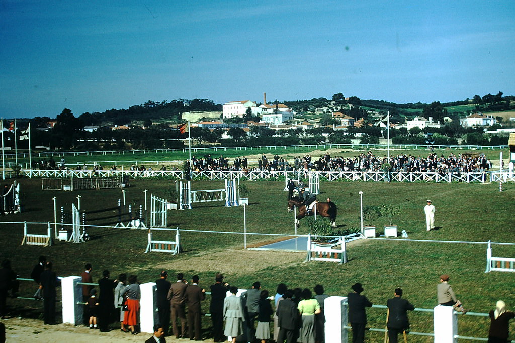 #27 Racetrack in Lisbon, 1950s.