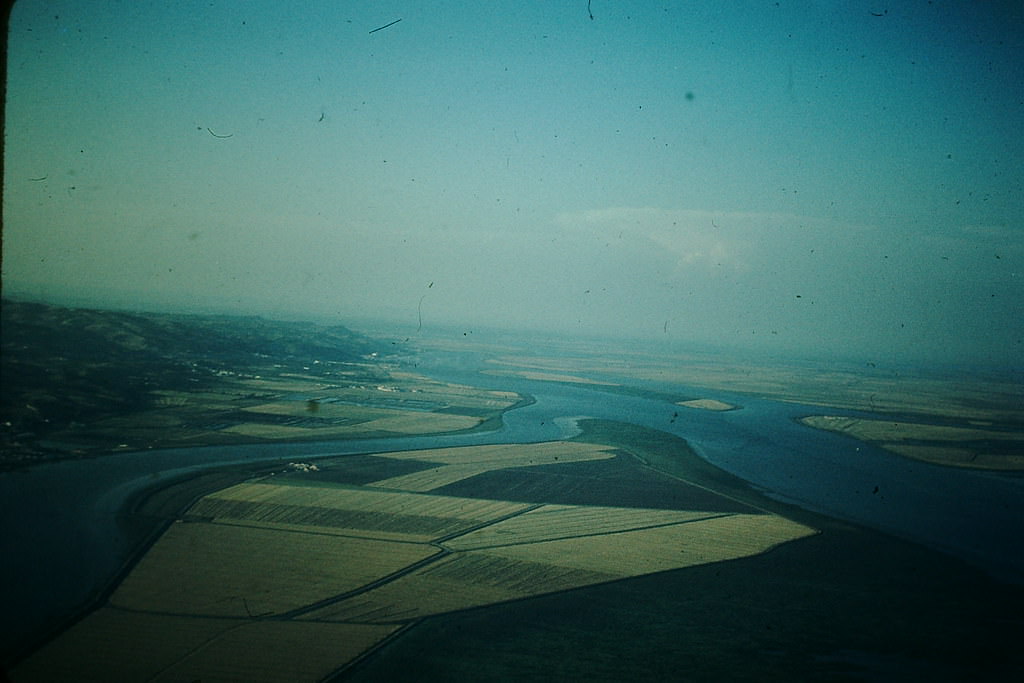 #28 River into Estuary, Lisbon, 1950s.