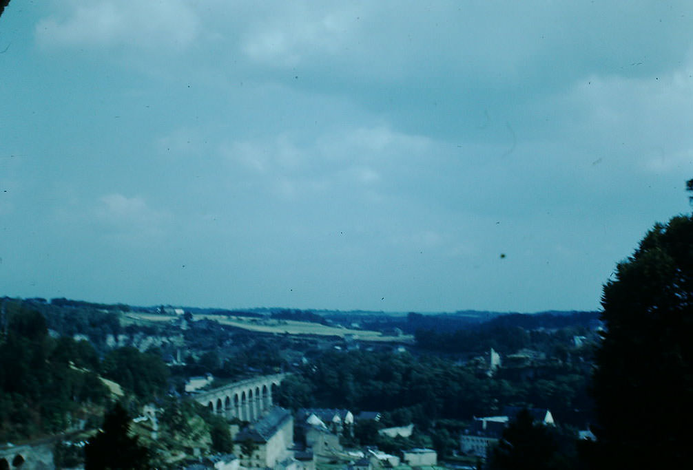 #11 RR Bridge & Old Fortifications, Luxembourg, 1949.
