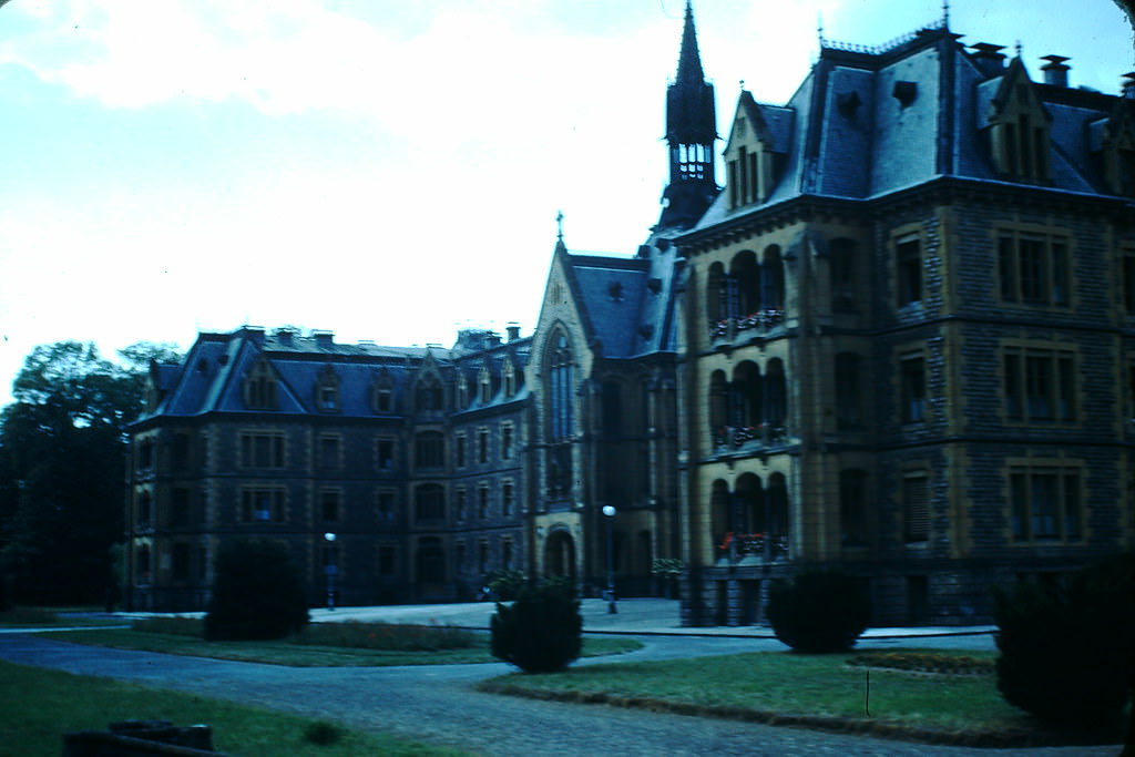 #7 Old Peoples Home-Patton HQ in B of Bulge, Luxembourg, 1949.