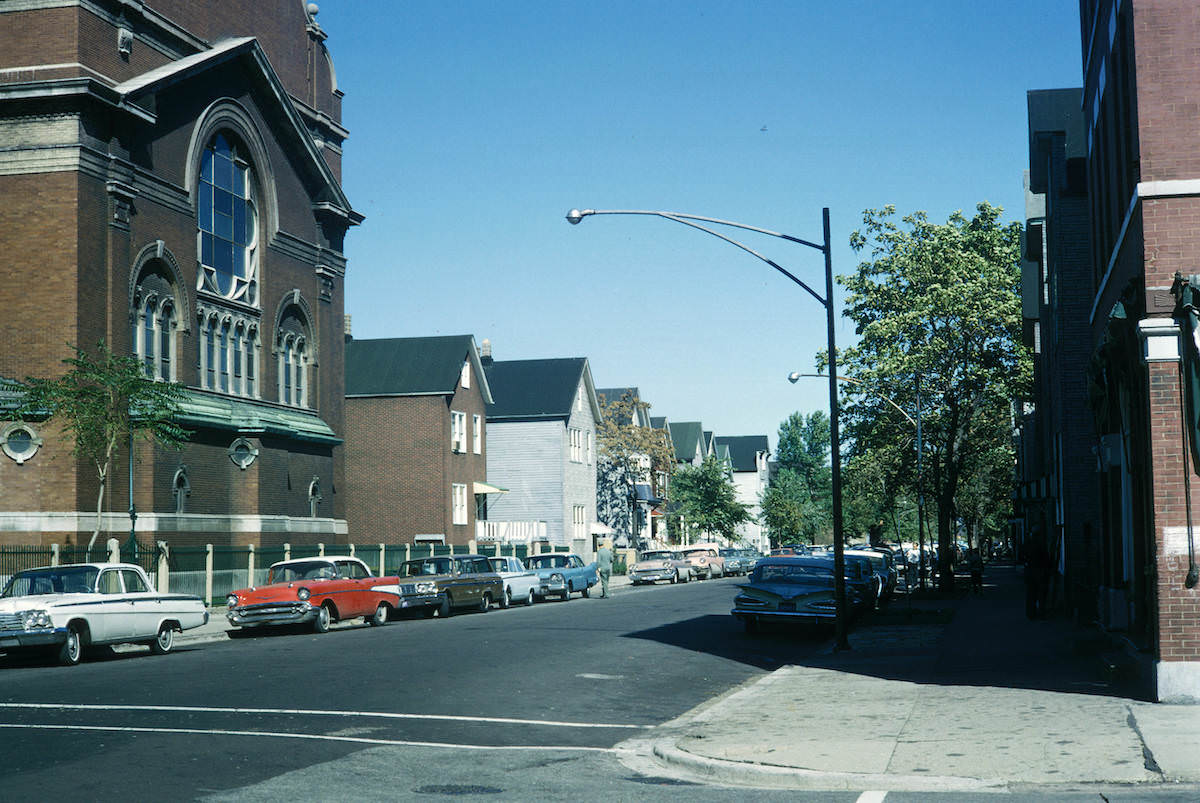#18 Back of the Yards, Hamilton Ave. N from 46th Street, Chicago 1964
