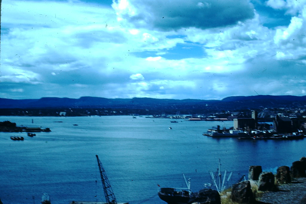 #1 Harbor, Oslo, Norway, 1940s.