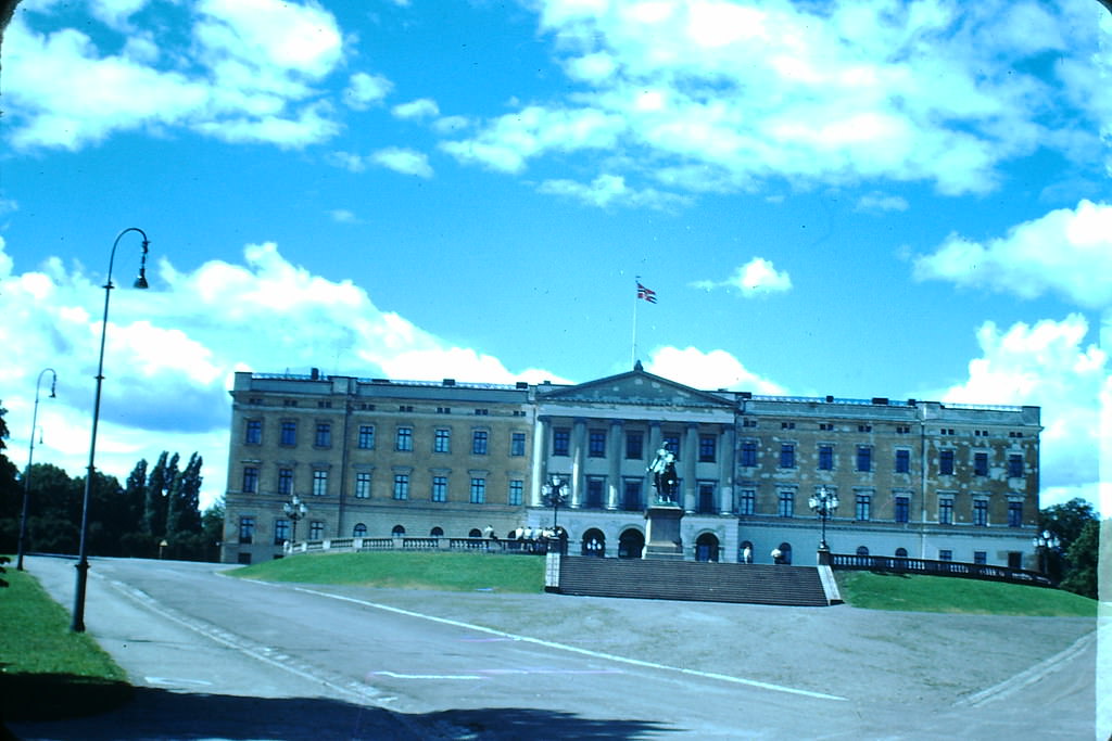 #15 Palace in Oslo, Norway, 1940s.