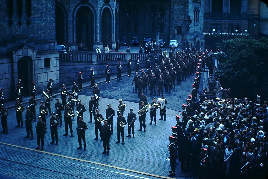 #19 Pariliament Closing Ceremonies in Oslo, Norway, 1940s.