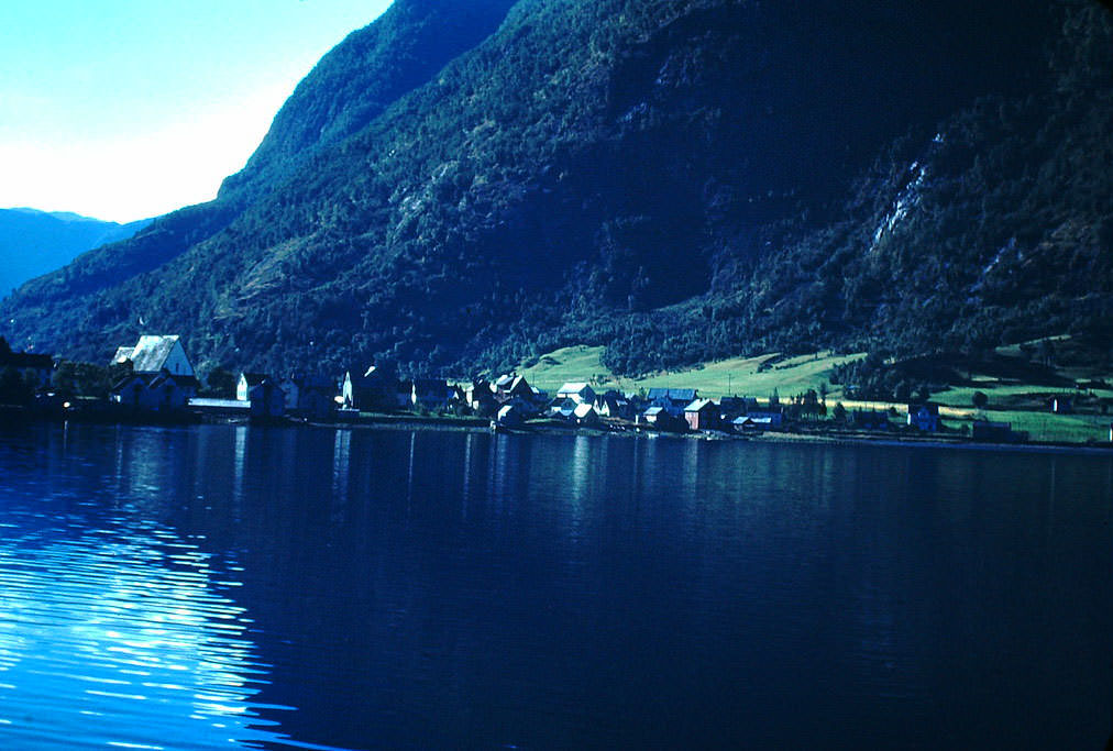 #42 Sognefjord, Norway, 1940s.