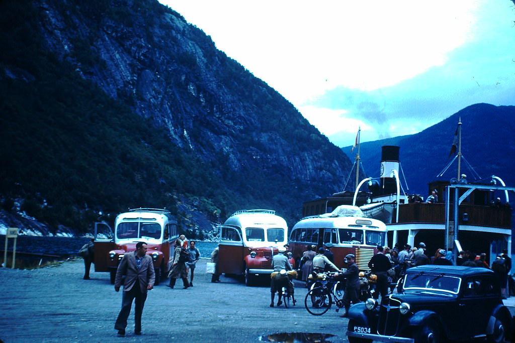 #51 Folgefonn at Kvandal on Hardangerfjord, Norway, 1940s.