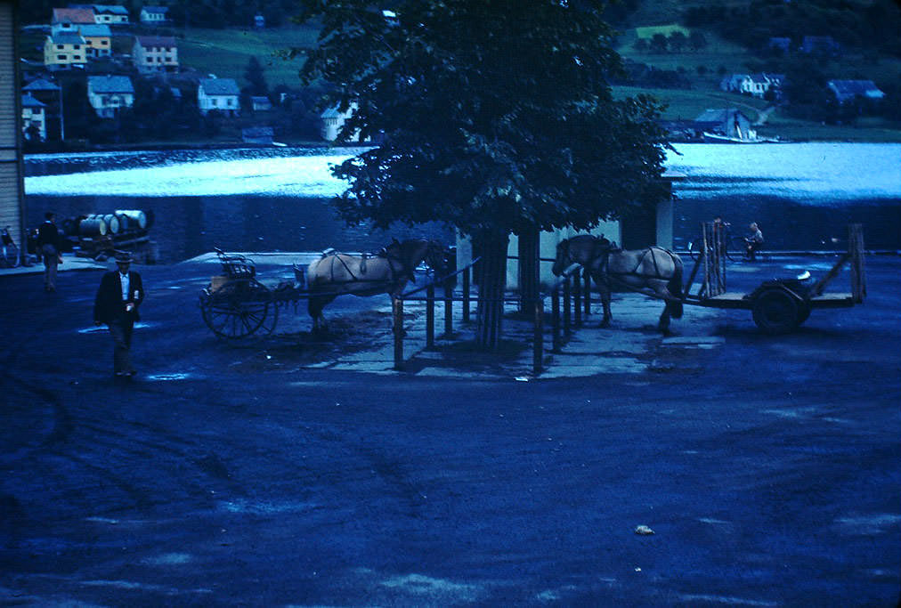 #55 Norheimsund in Norway, 1940s.