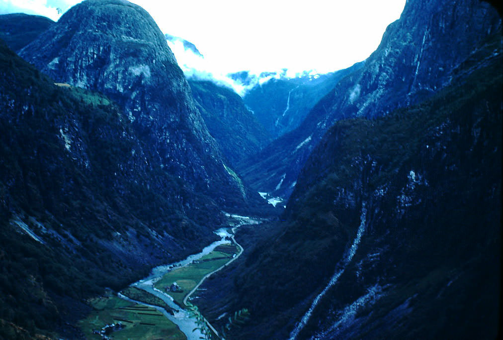 #57 Road to Stalheim- B-Norway, 1940s.