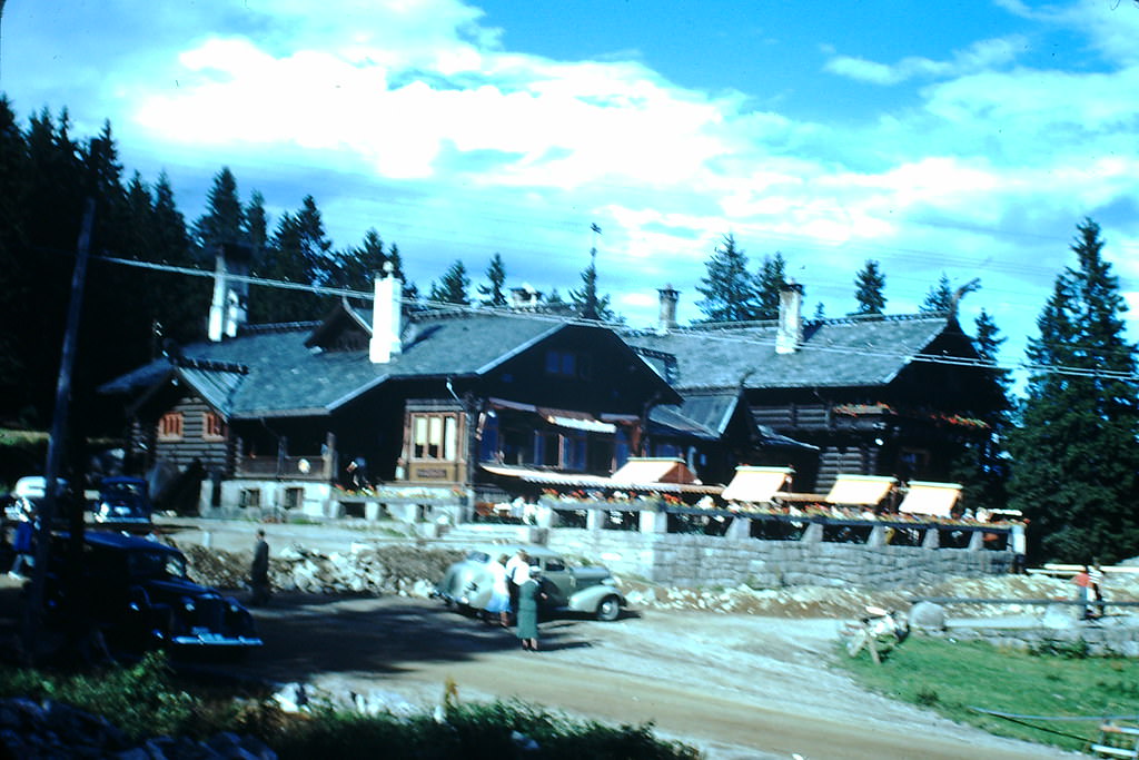 #7 Frognerseteren Lodge in Oslo, Norway, 1940s.