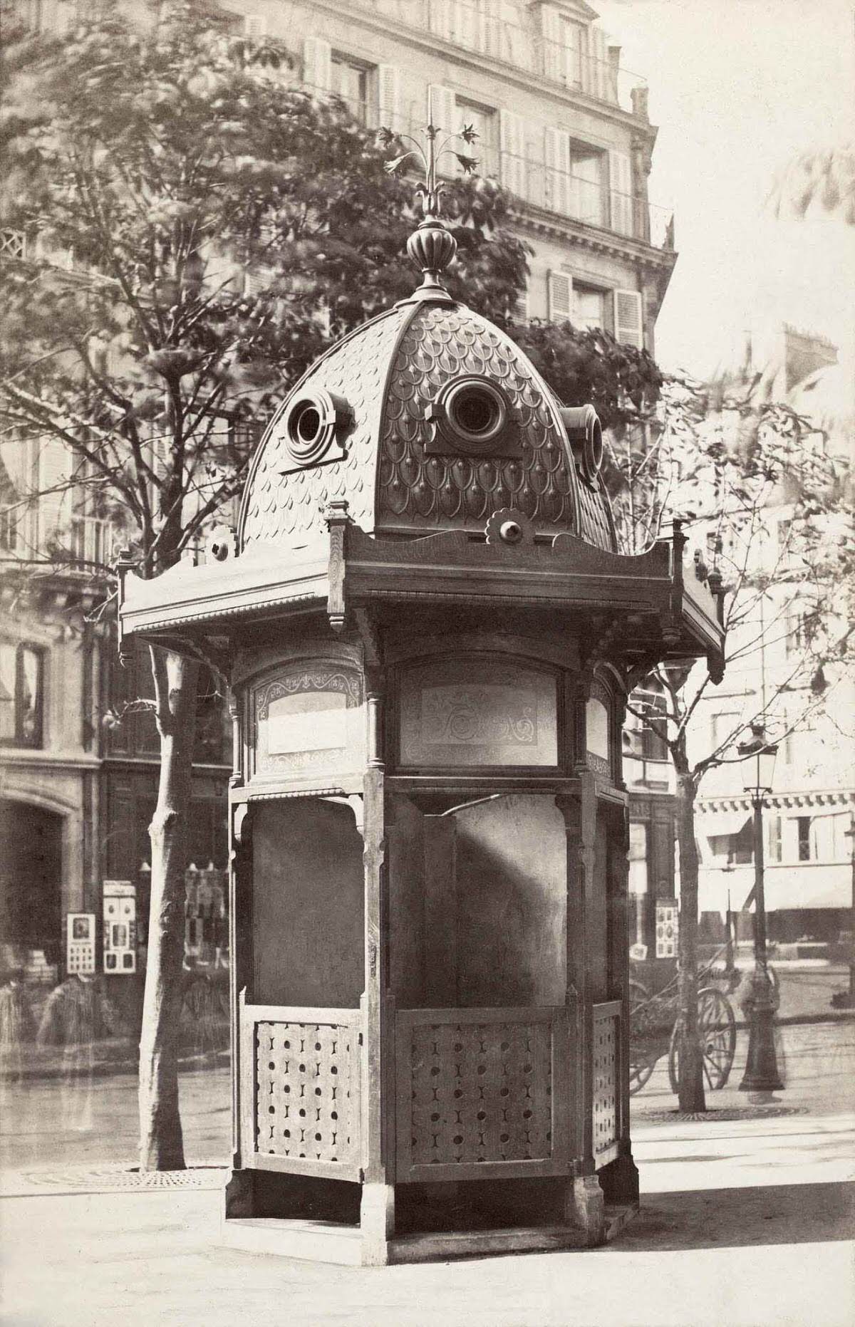 #2 Most of the pissoirs that Marville photographed are quite beautiful despite their lowly utilitarian purpose.