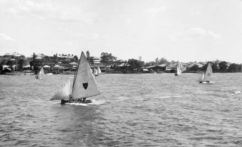 #20 Sailing on the Brisbane River, October 1930
