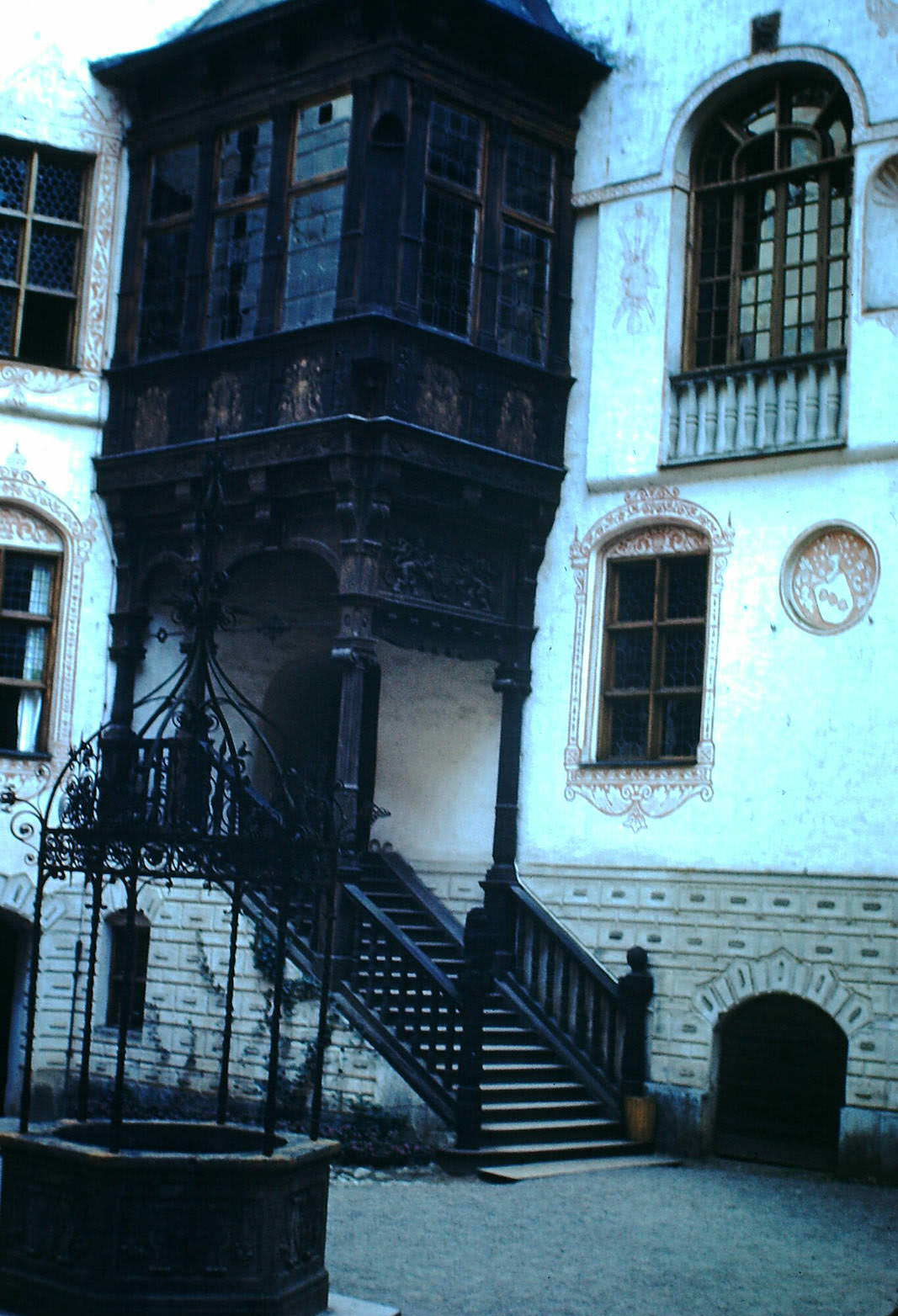 #17 Inner Yard, Gripsholm Castle, Stockholm, Sweden, 1949.