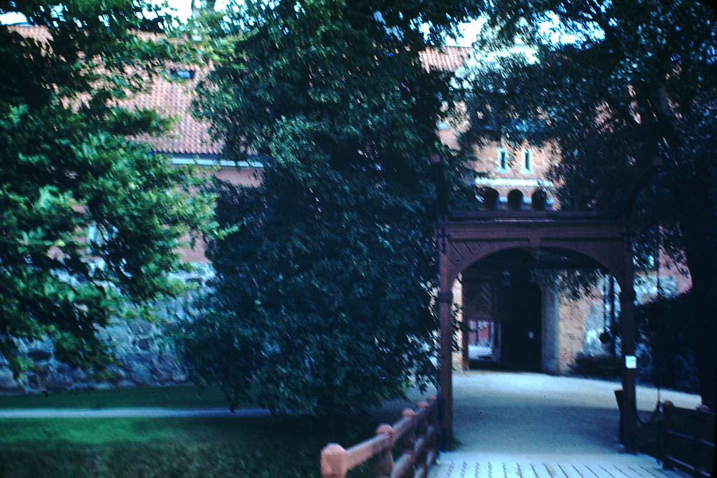 #19 Gripsholm Castle Entrance, Stockholm, Sweden, 1949.