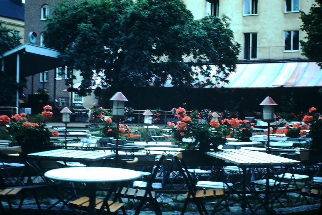 #24 Linkoping- Dining Terrace in Linkoping, Sweden, 1949.
