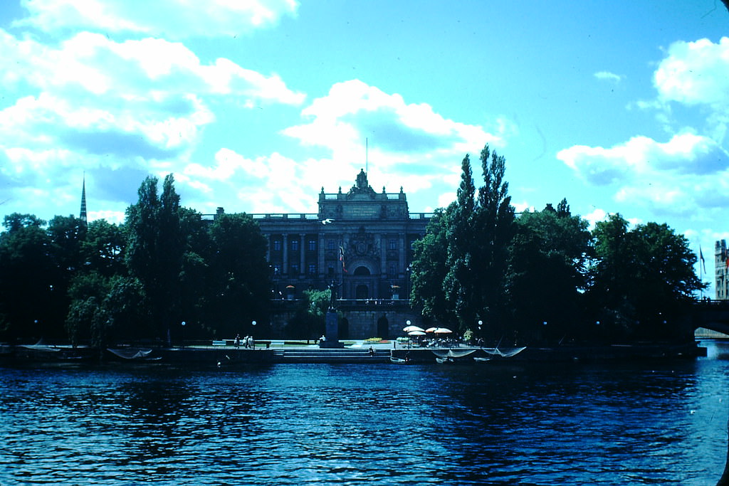 #33 House of Parliament in Stockholm, Sweden, 1949.