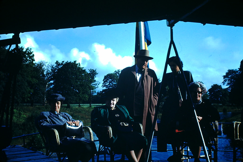 #44 Aboard at Gota Canal Steamer, Sweden, 1949.