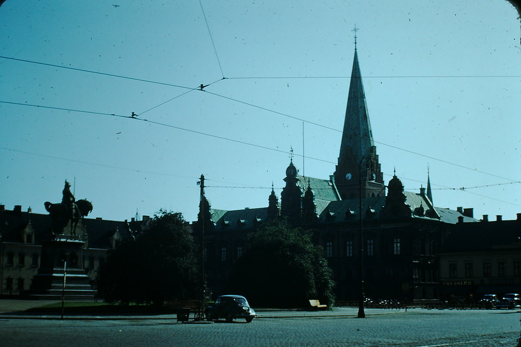 #9 Public Square in Malmo, Sweden, 1949.