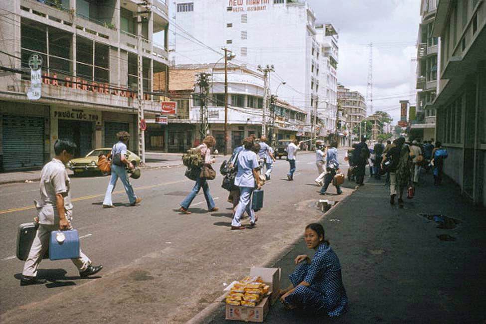 The Fall of Saigon in Vietnam on April 29, 1975 – The last American journalists leave Saigon.