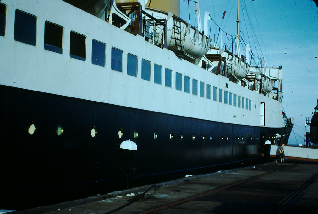 #24 Steamer near Hook, the Netherlands, 1940s.